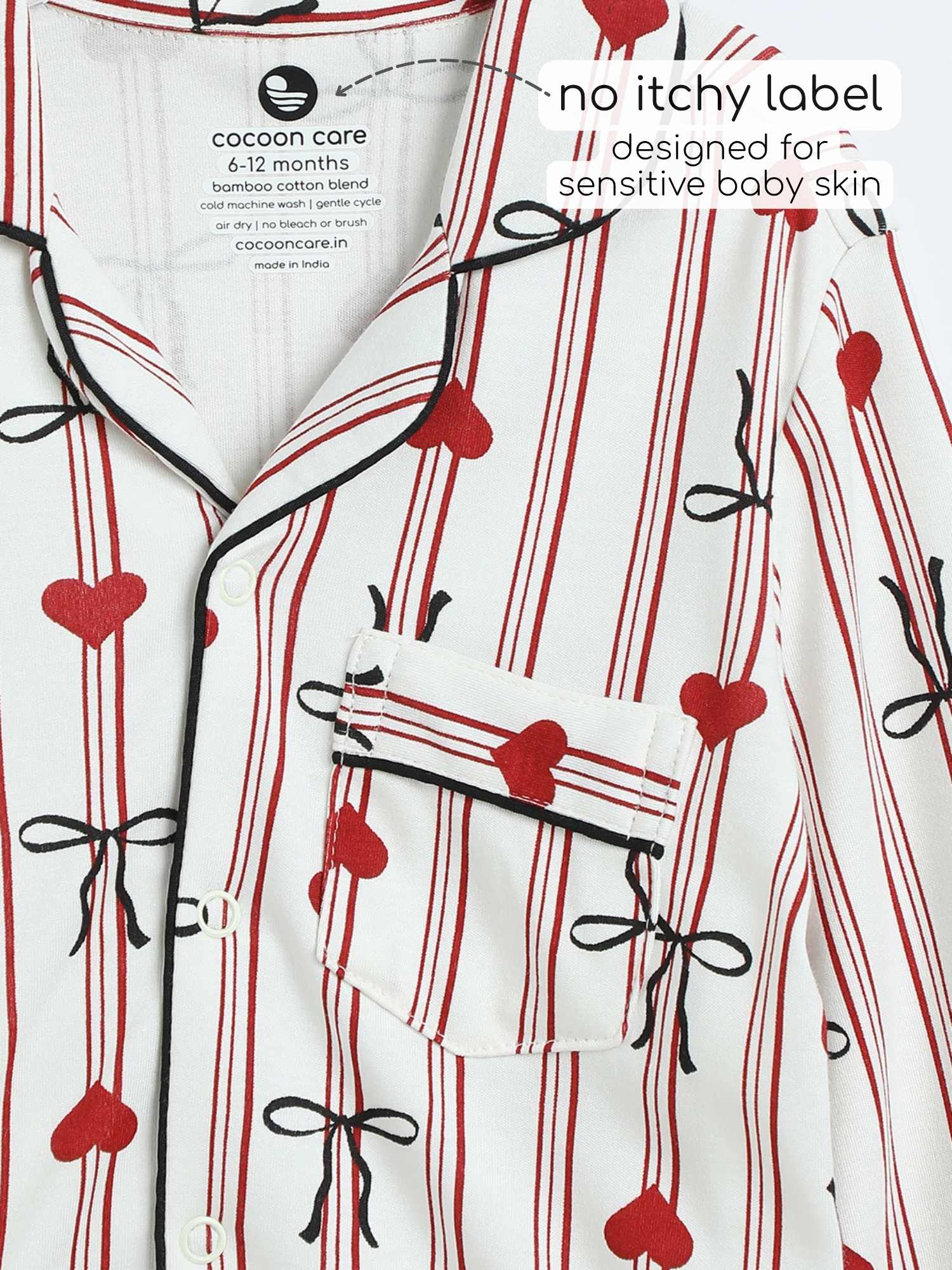 bamboo knit nightsuit - christmas collection