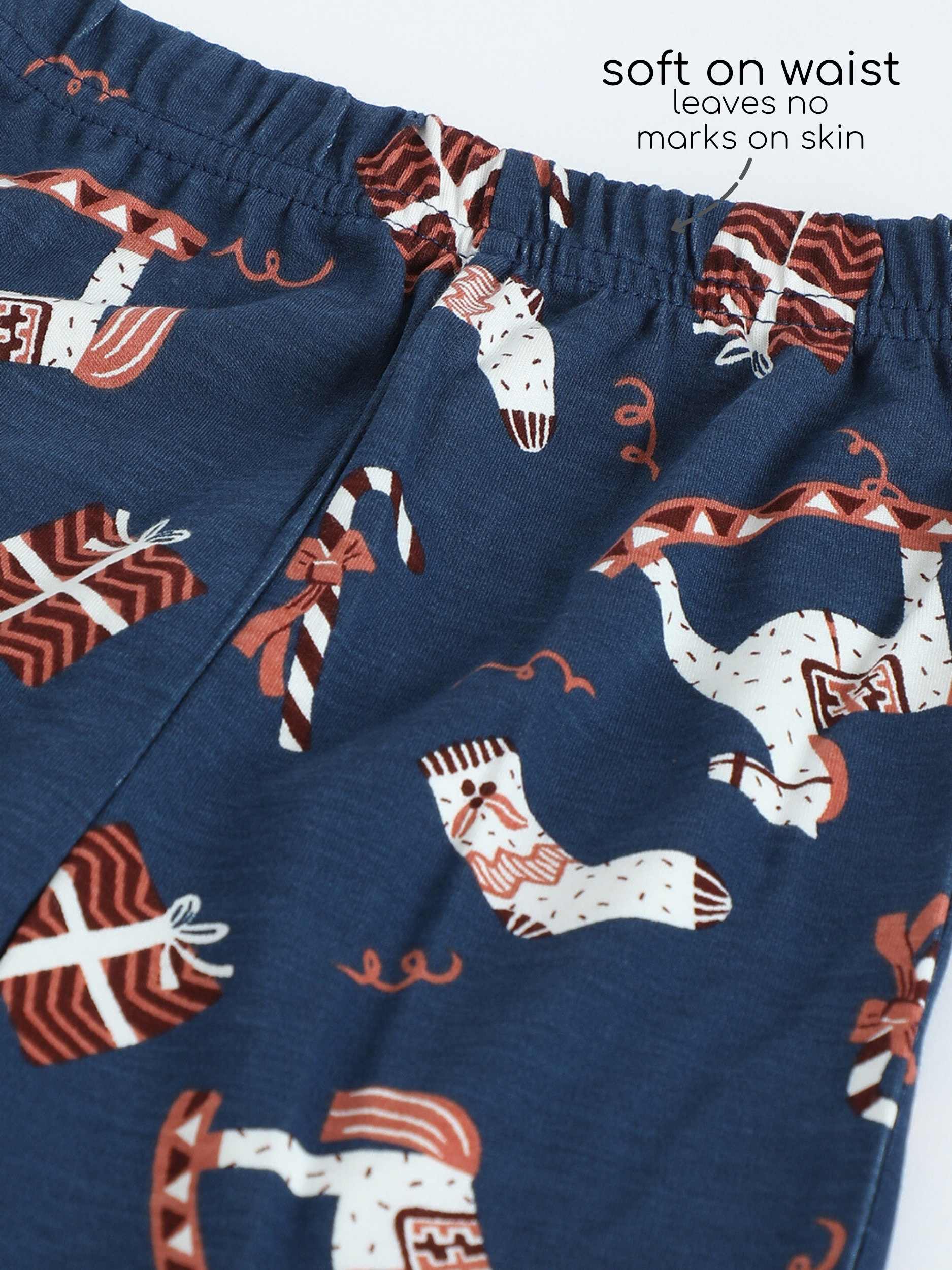 bamboo long sleeve pajama co-ord set - christmas collection