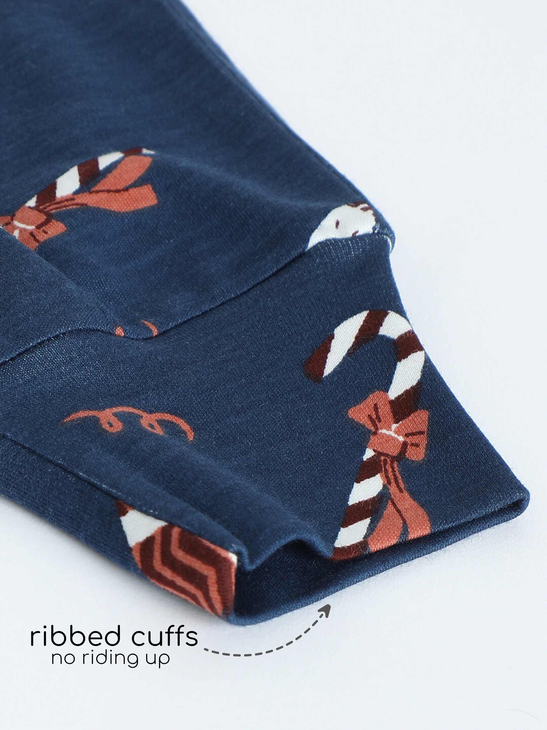 bamboo long sleeve pajama co-ord set - christmas collection