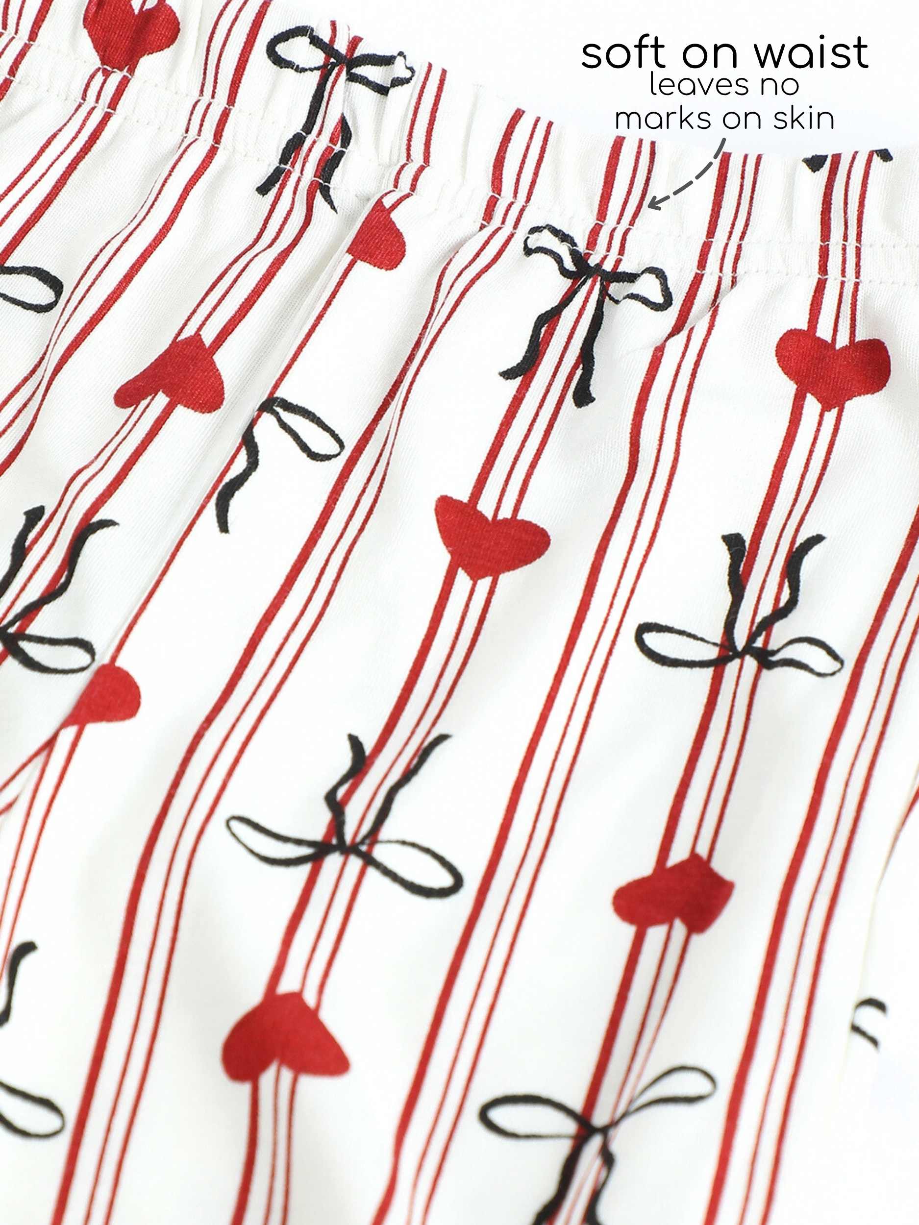 bamboo long sleeve pajama co-ord set - christmas collection