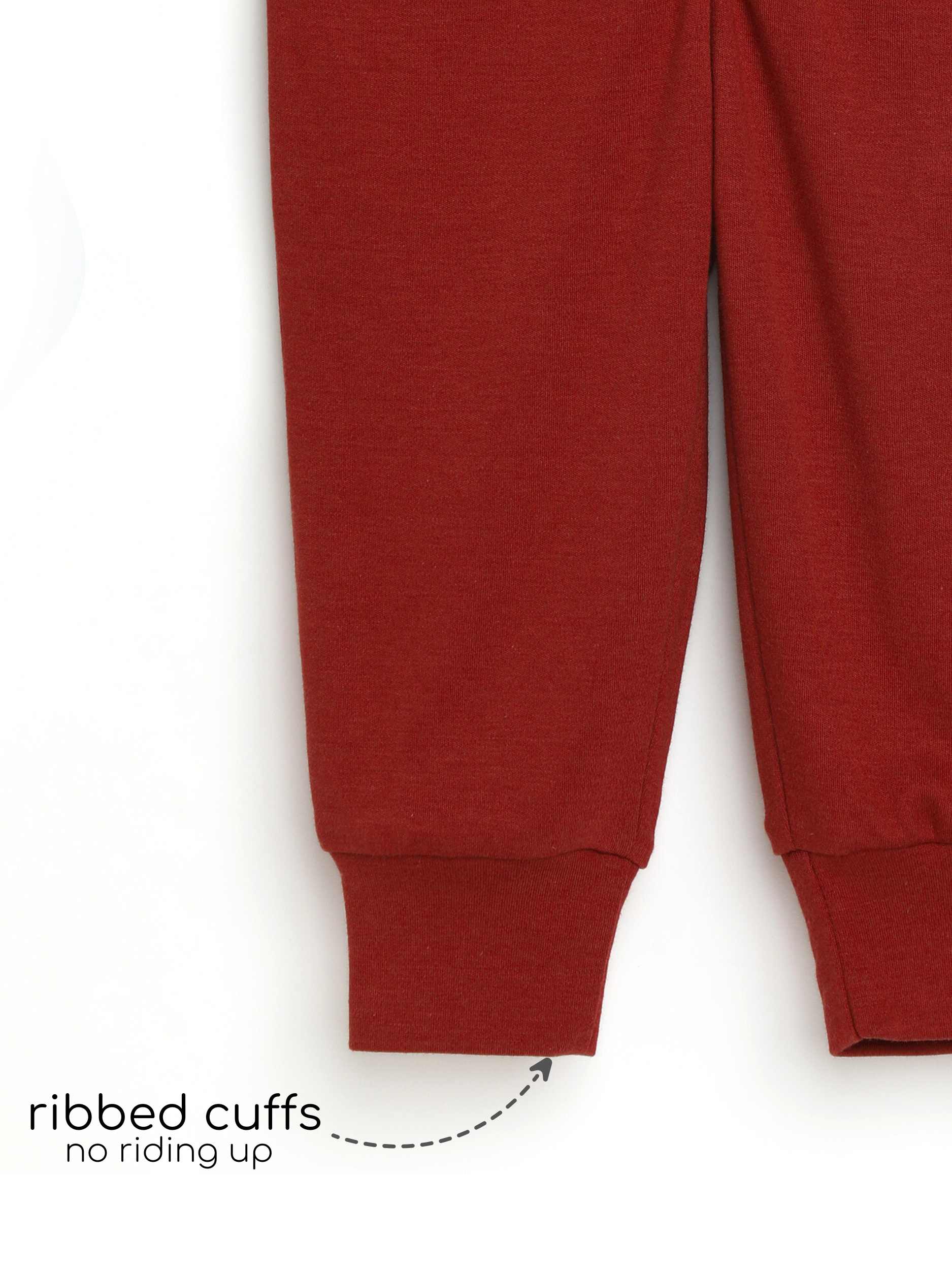 bamboo long sleeve pajama co-ord set - christmas collection