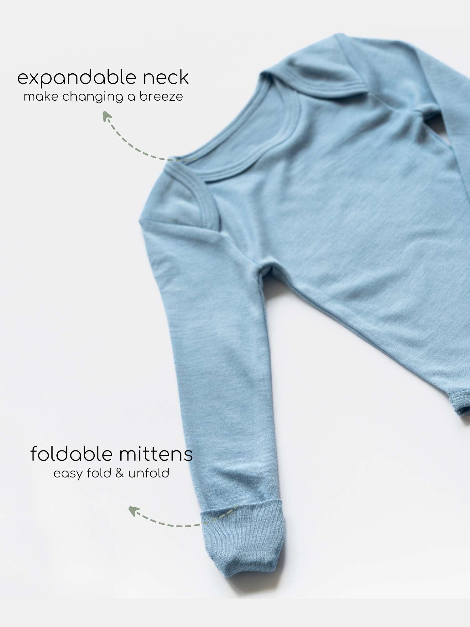 long sleeve bamboo bodysuit onesie for baby