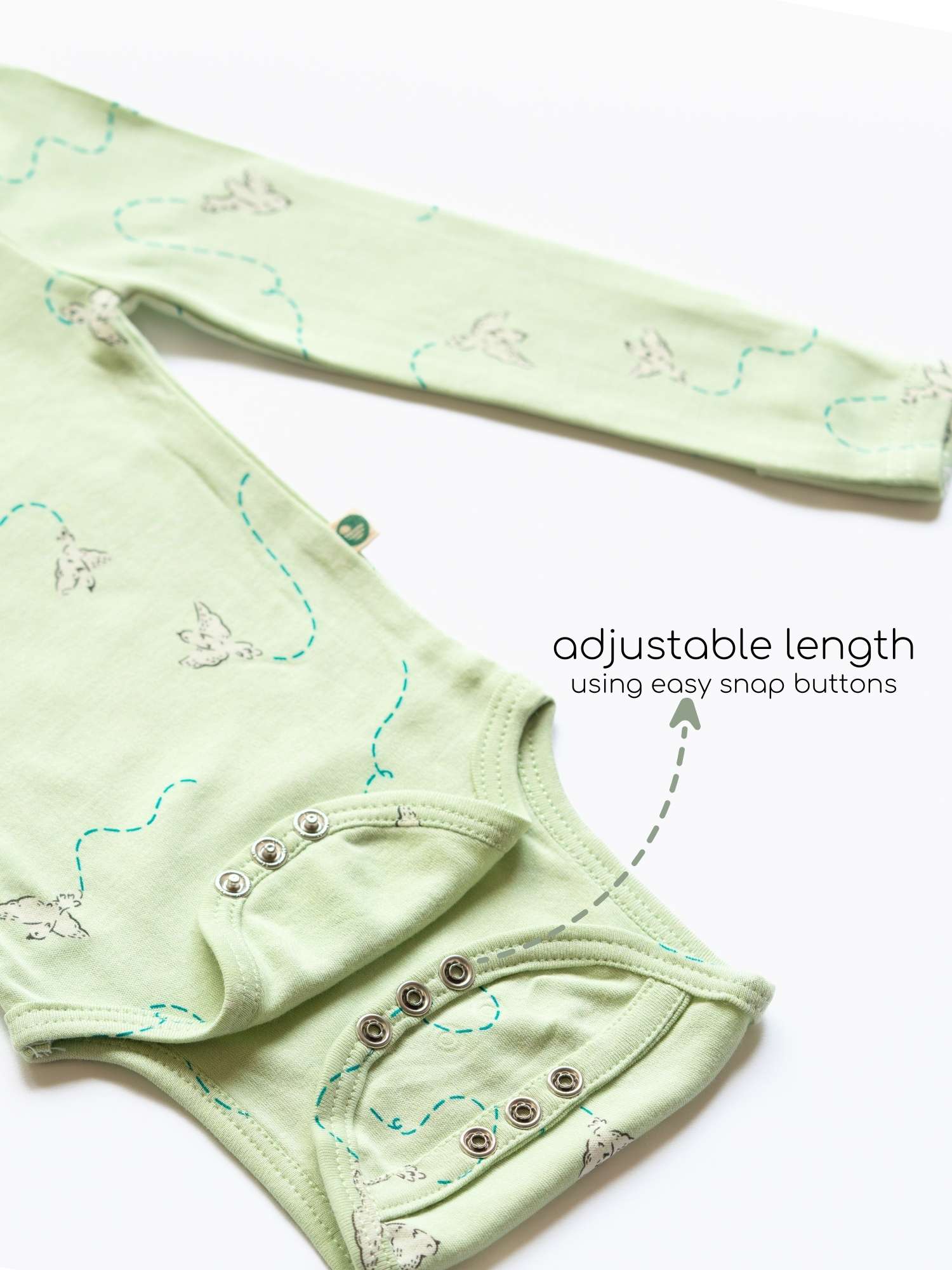 long sleeve bamboo bodysuit onesie for baby