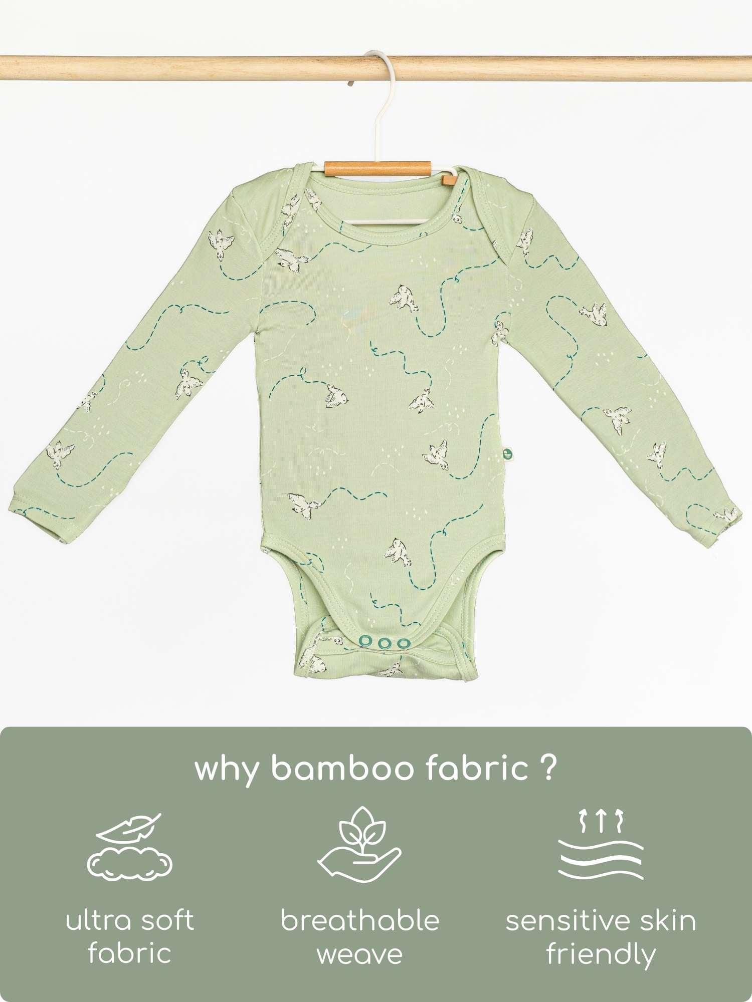 long sleeve bamboo bodysuit onesie for baby
