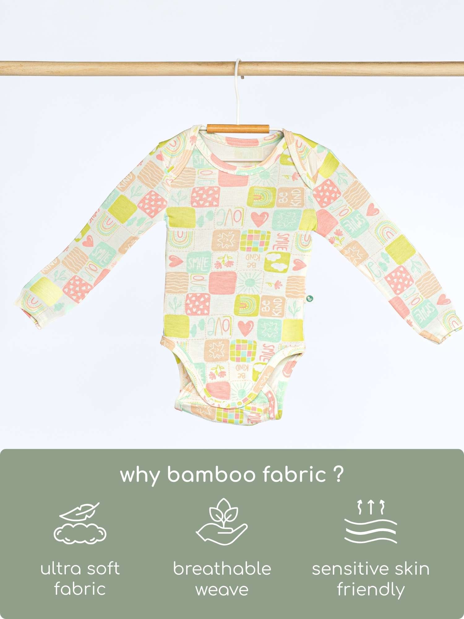 long sleeve bamboo bodysuit onesie for baby