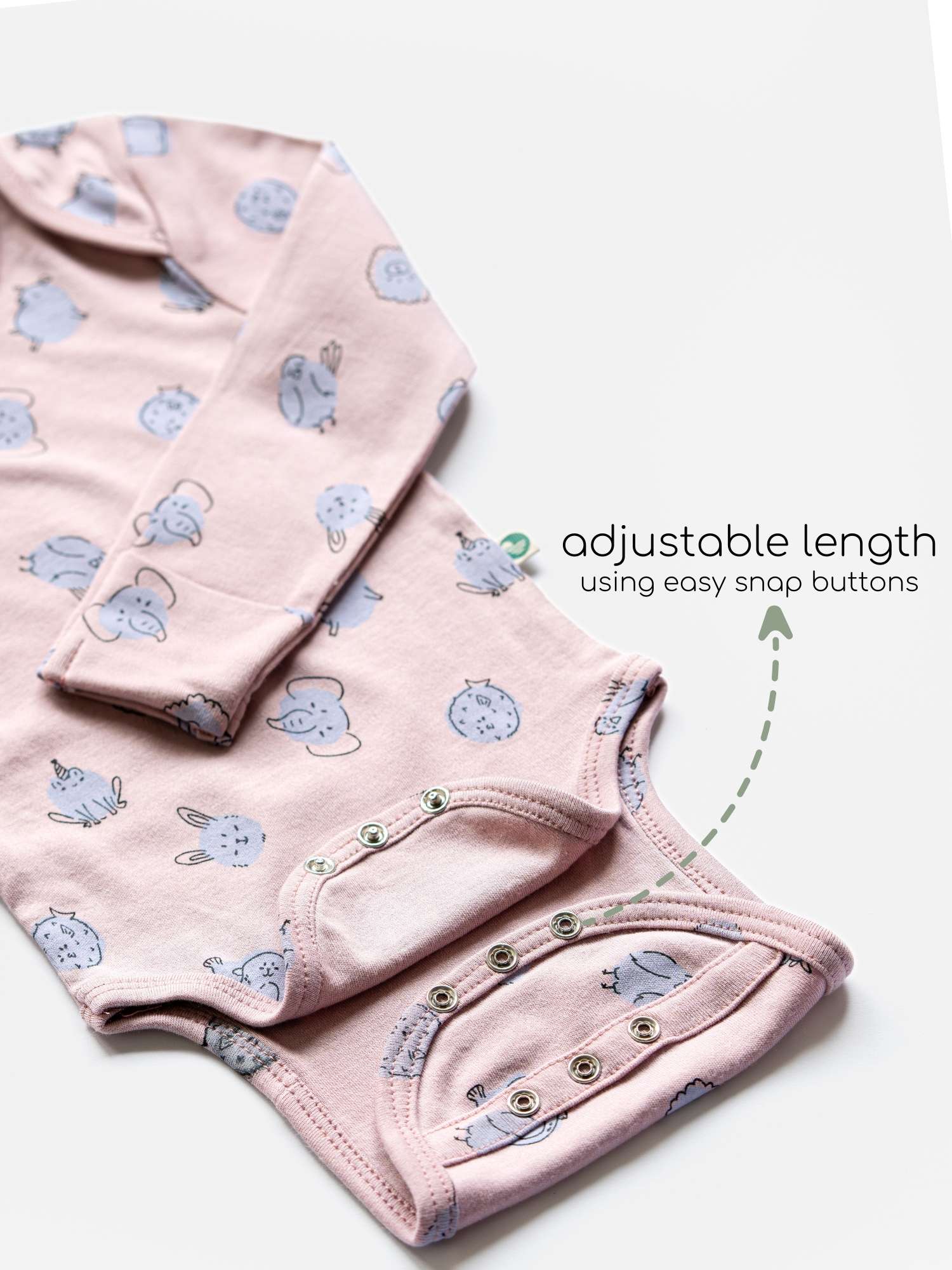 long sleeve bamboo bodysuit onesie for baby