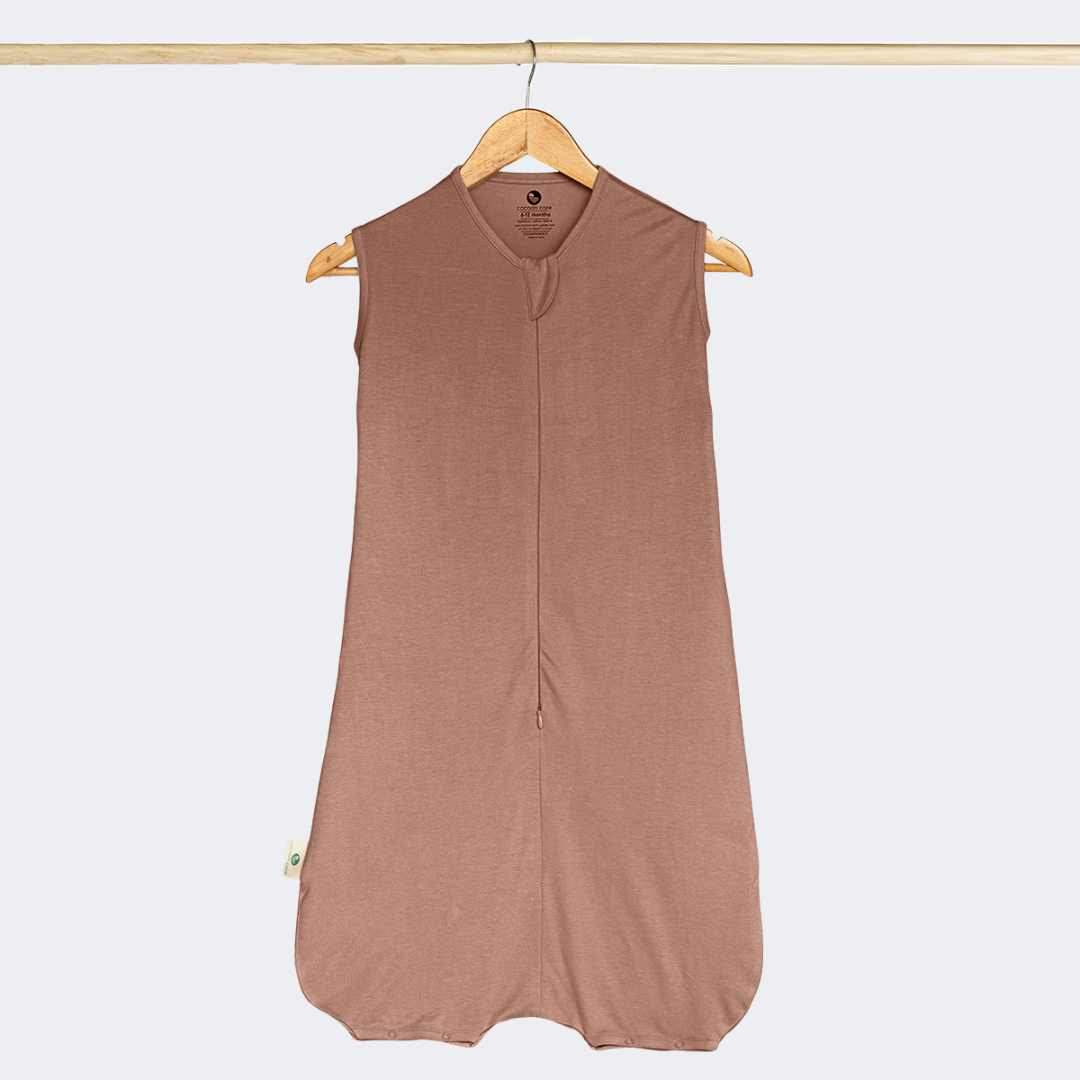 bamboo sleeping bag with foot opening - solid colours