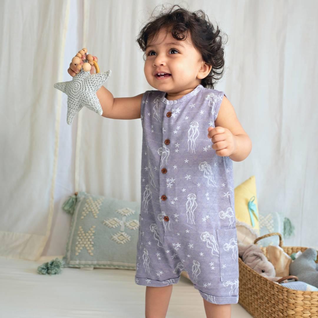 Cheesecloth romper outlet