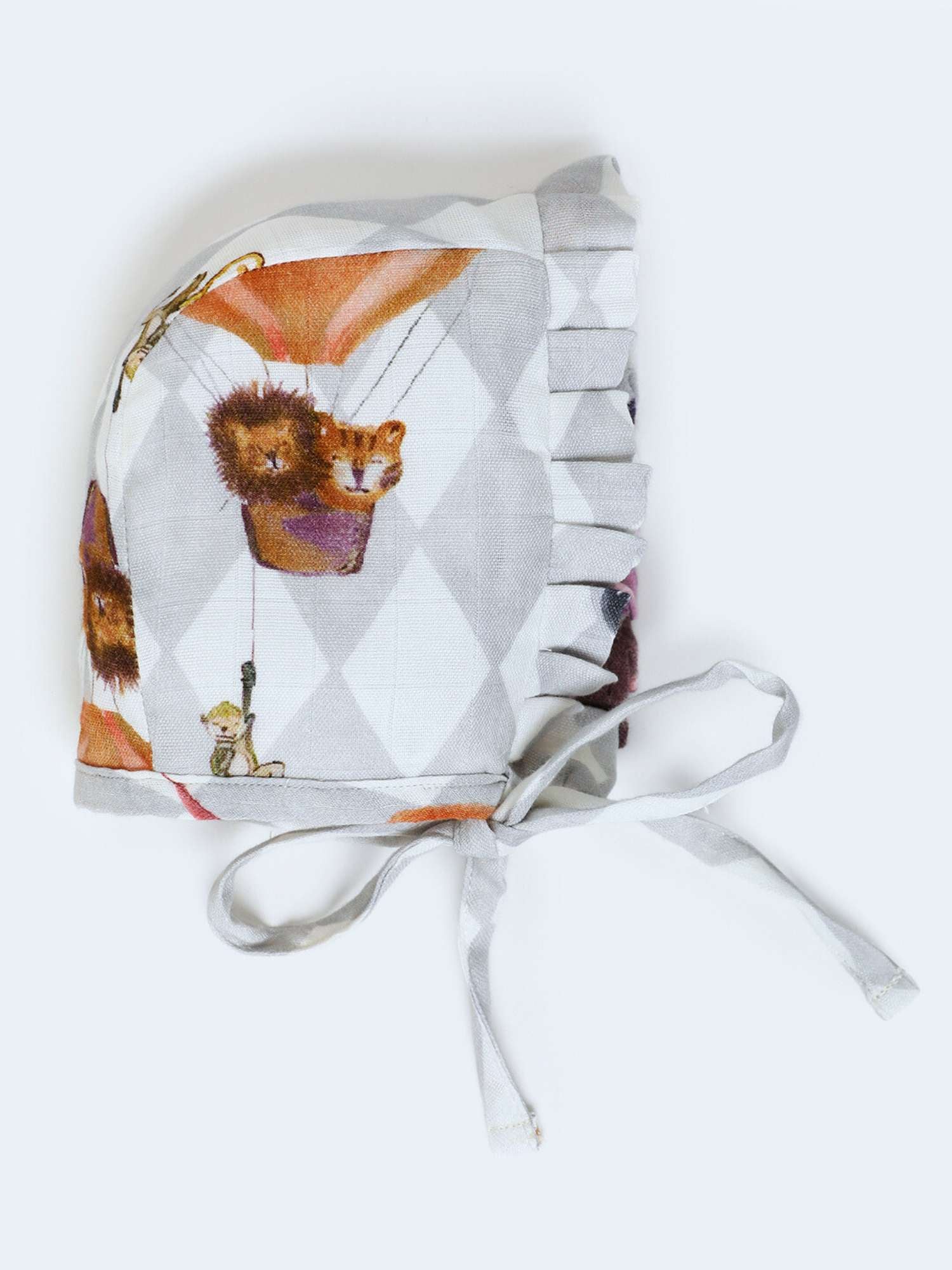 newborn bamboo muslin bonnet cap pack of 12