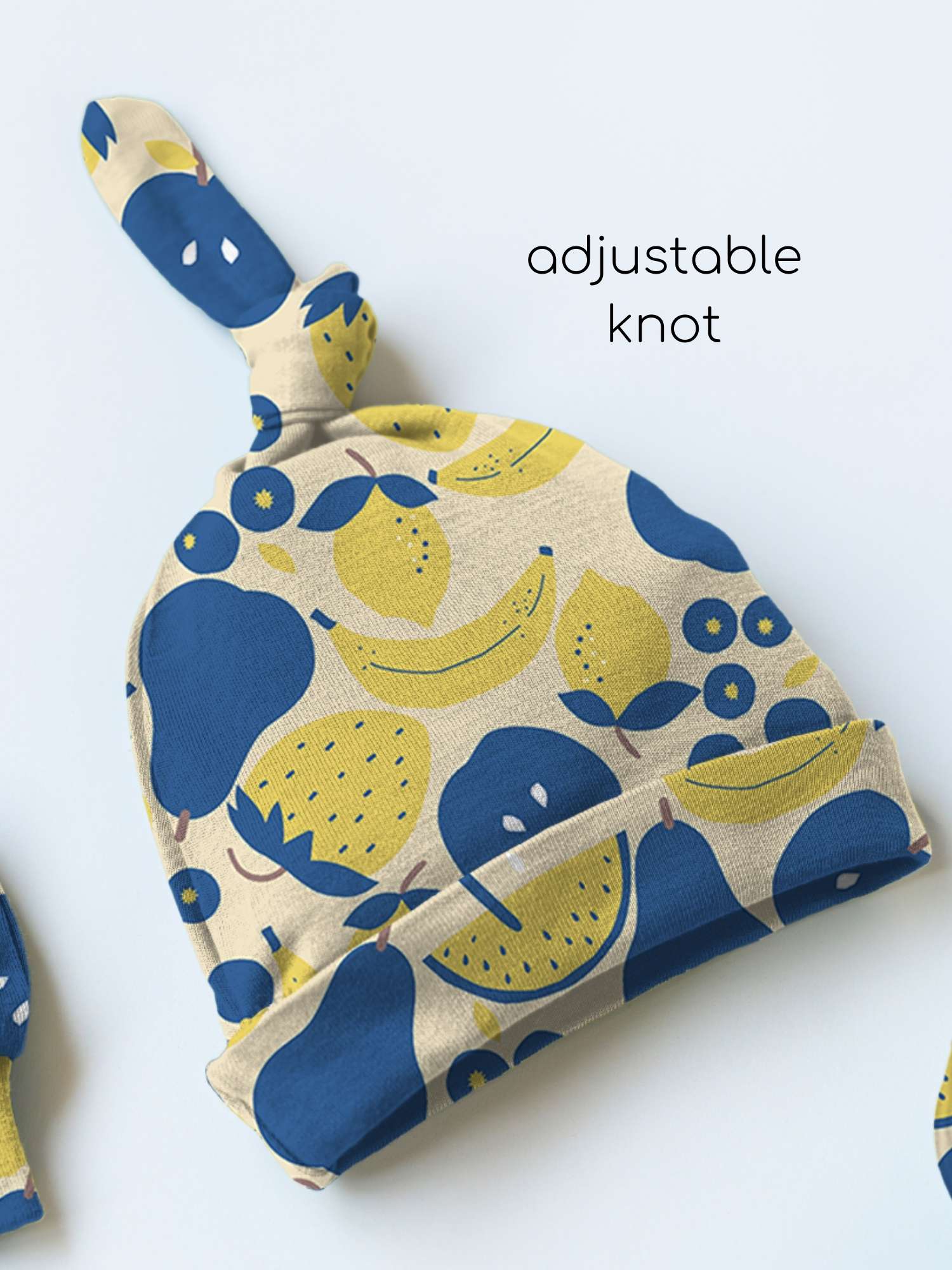 newborn baby bamboo cap mittens socks combo - prints