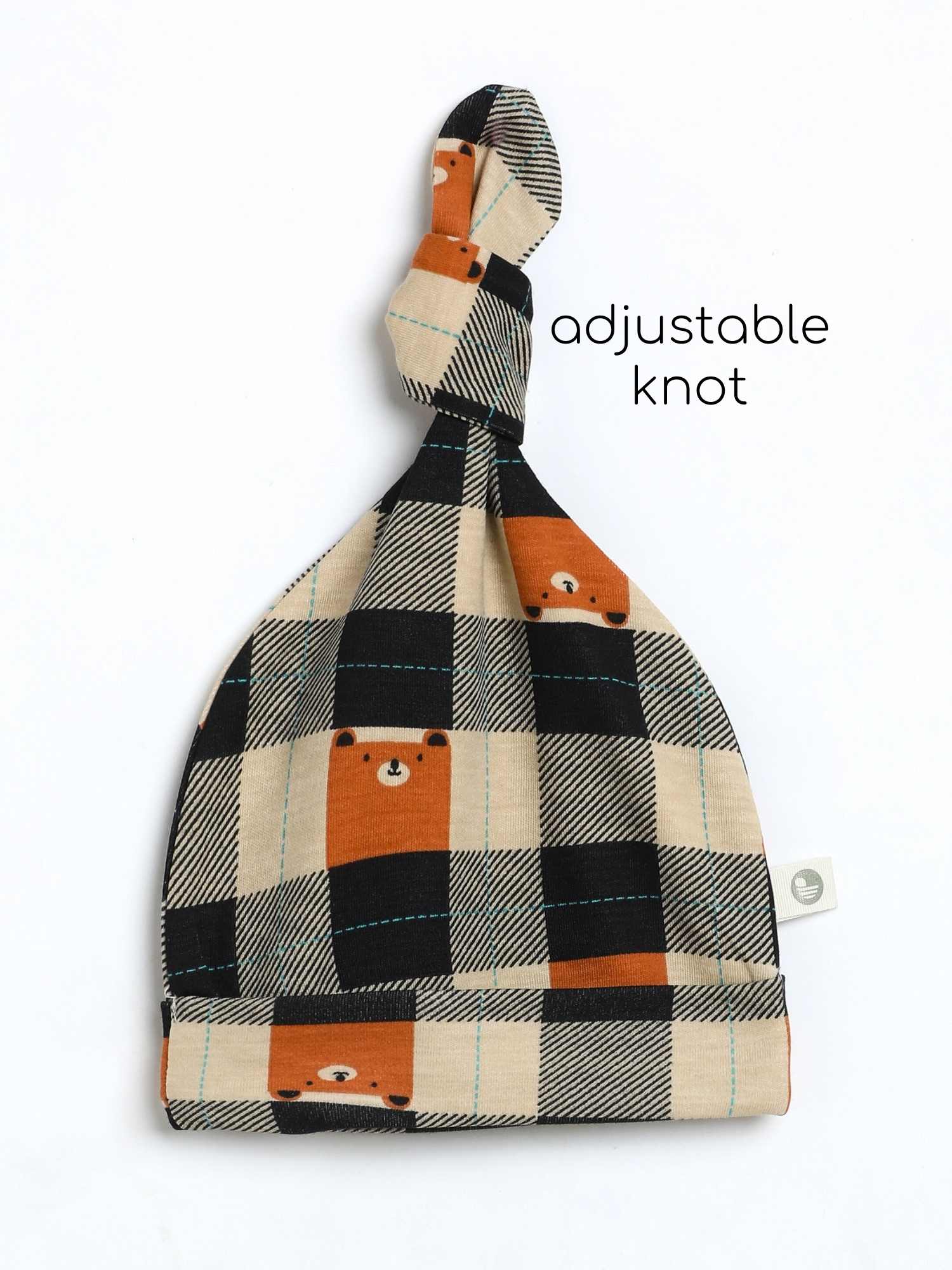 newborn baby bamboo cap mittens socks combo - prints