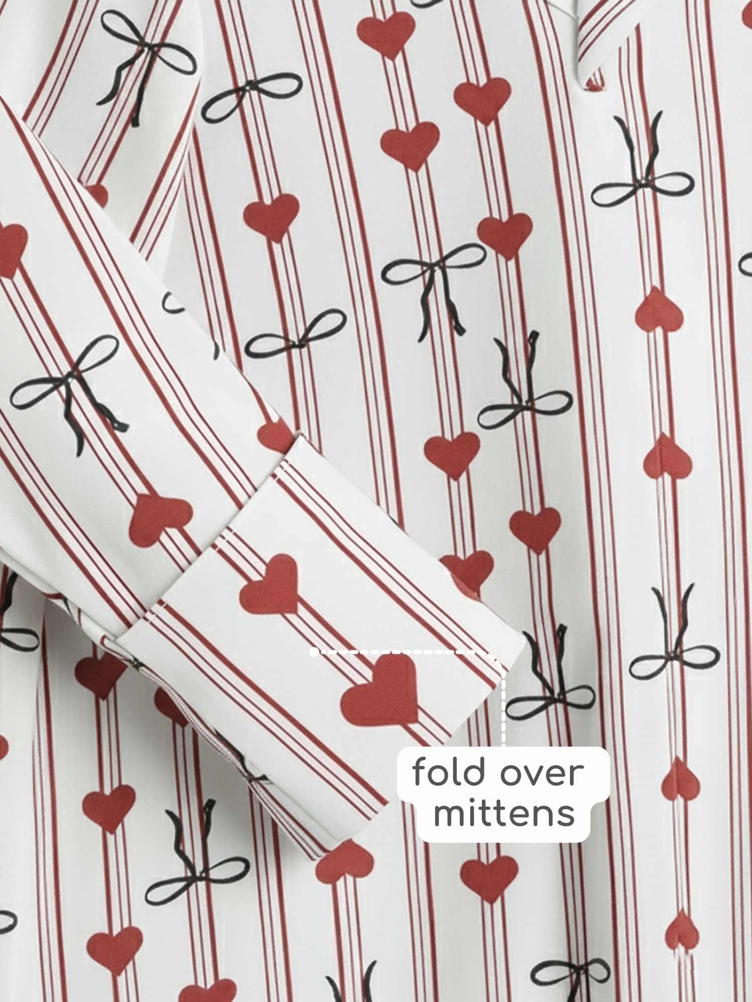 bamboo footed sleepsuit - christmas collection