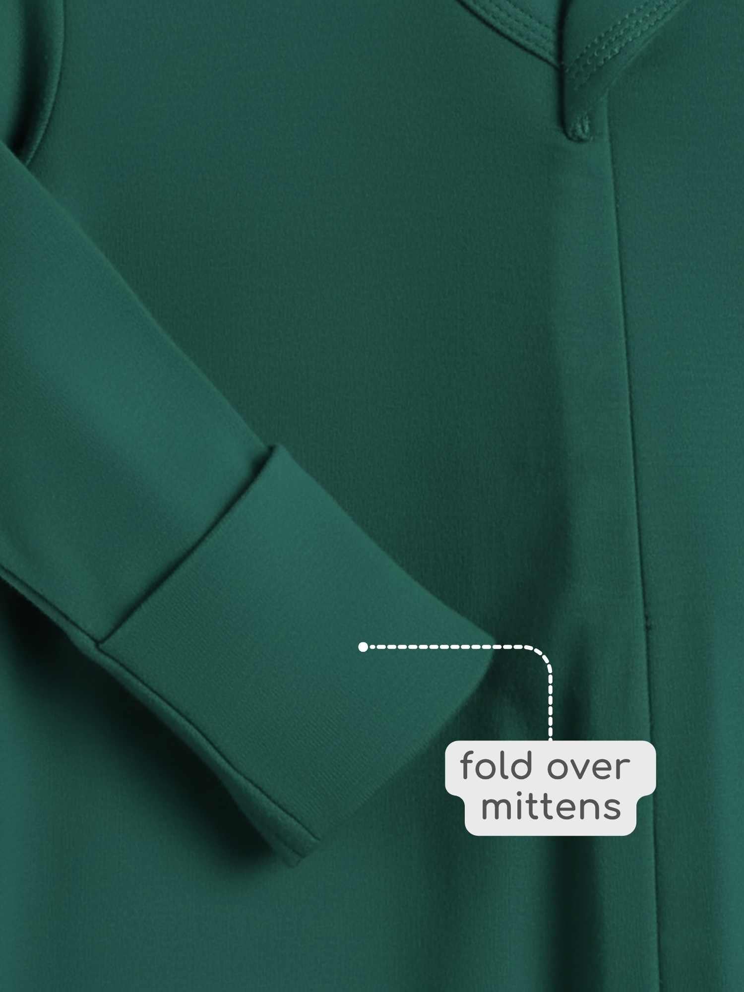 bamboo footed sleepsuit - christmas collection