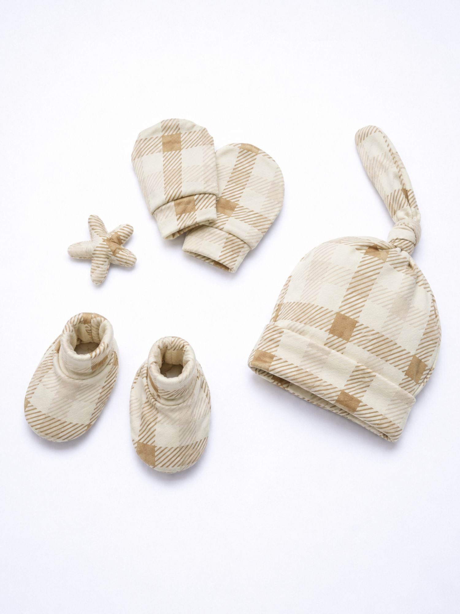 newborn baby bamboo cap mittens socks combo