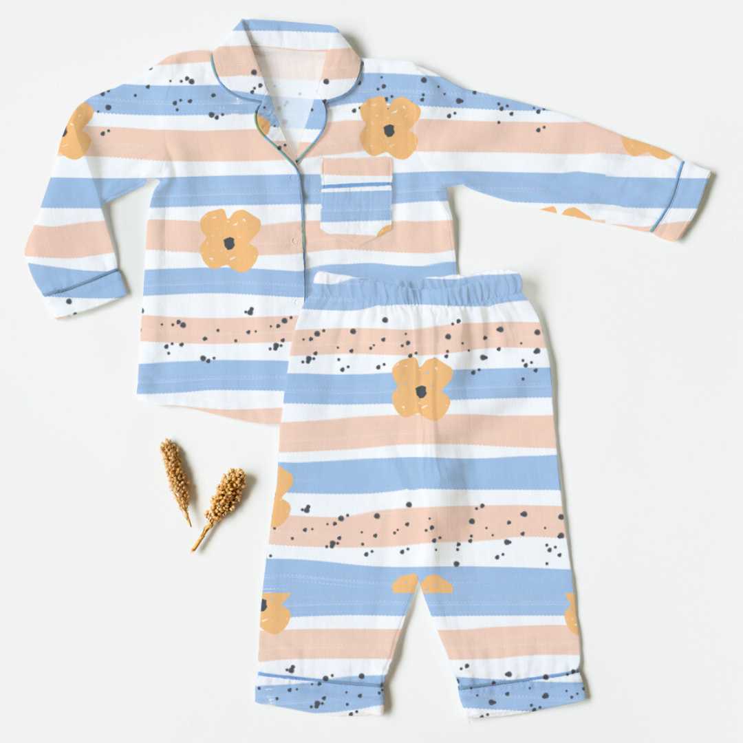 printed_muslin_soft_bamboo_nightsuit_baby_toddler_flat image_11