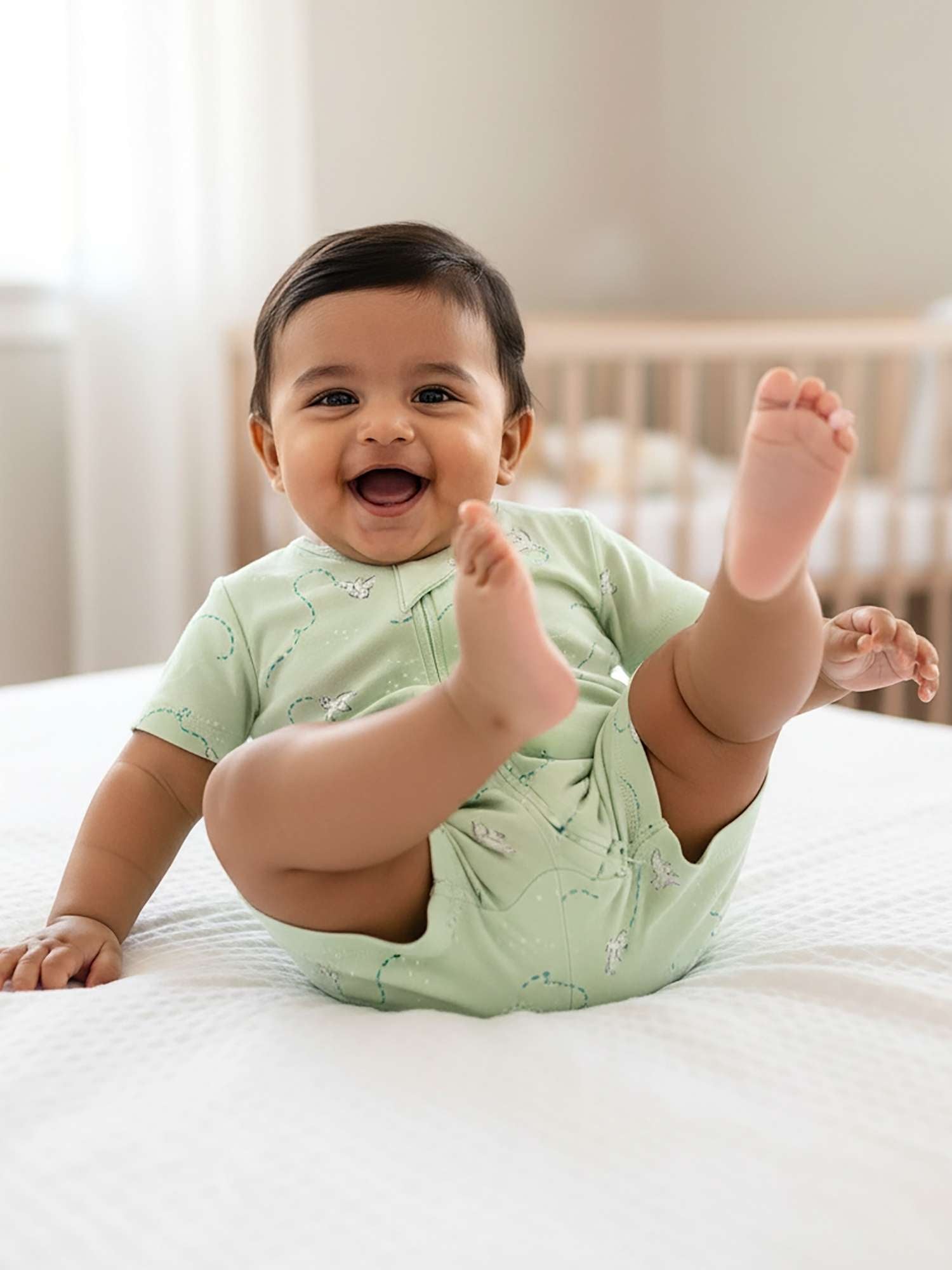 short sleeve bamboo romper