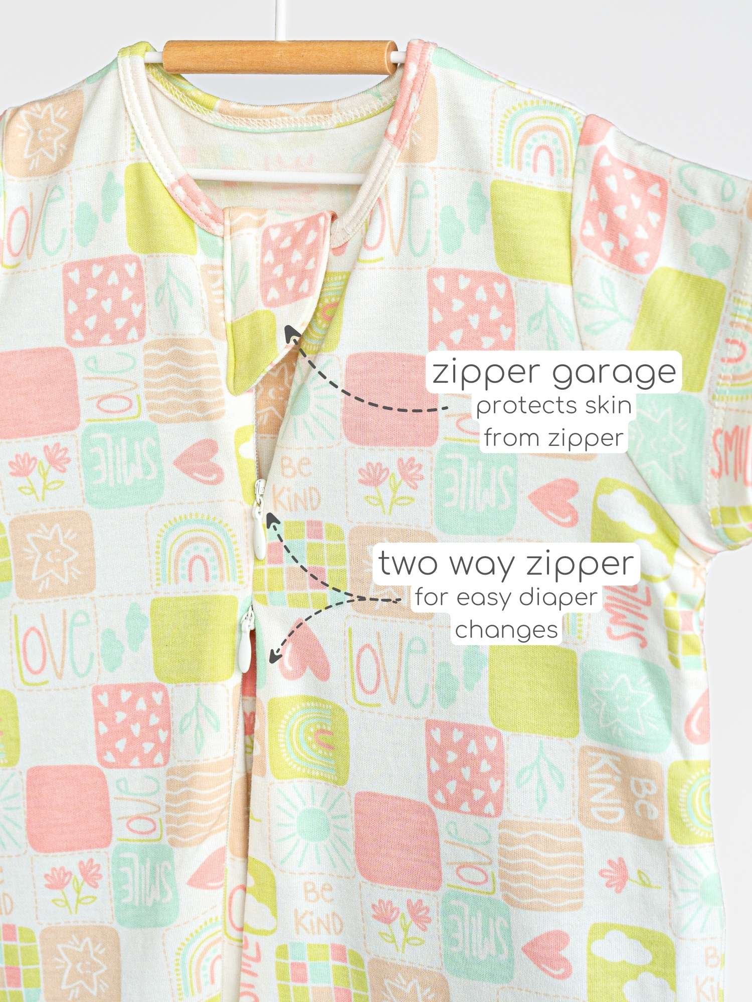 short sleeve bamboo romper