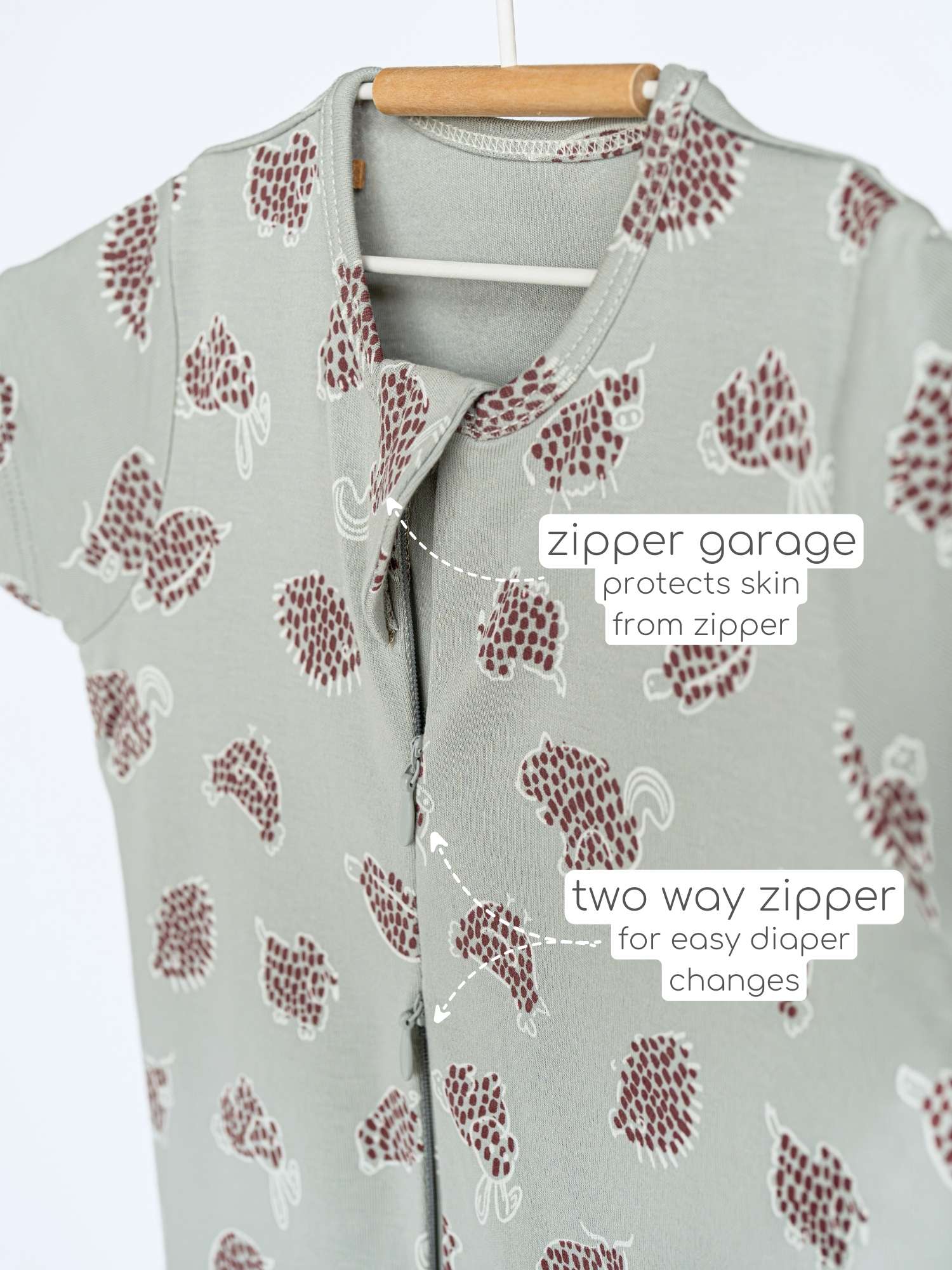 short sleeve bamboo romper