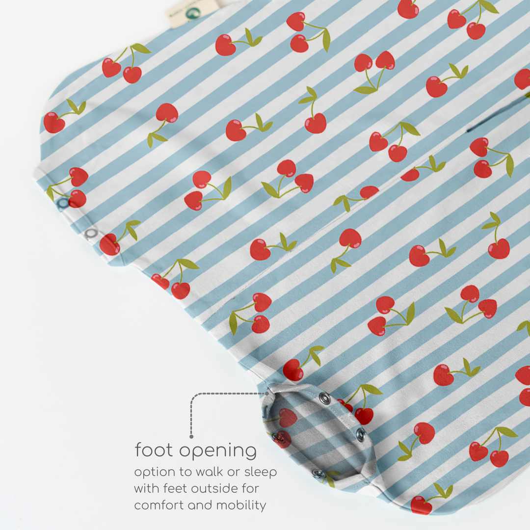 bamboo sleeping bag with foot opening - prints