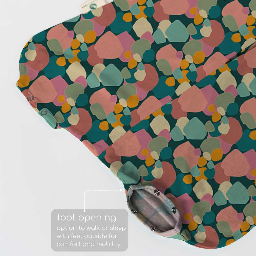 bamboo sleeping bag with foot opening - prints