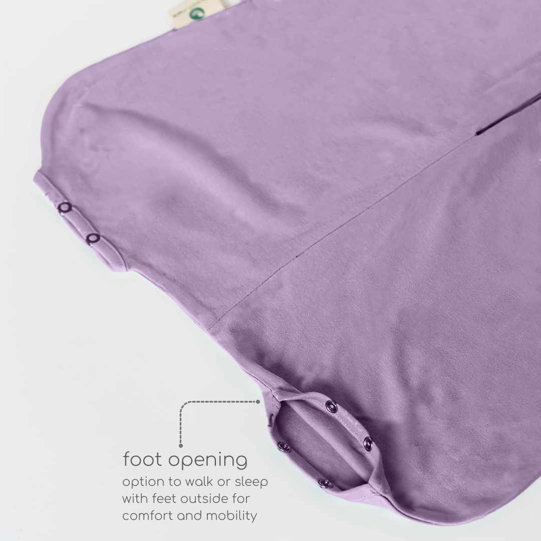 bamboo sleeping bag with foot opening - solid colours