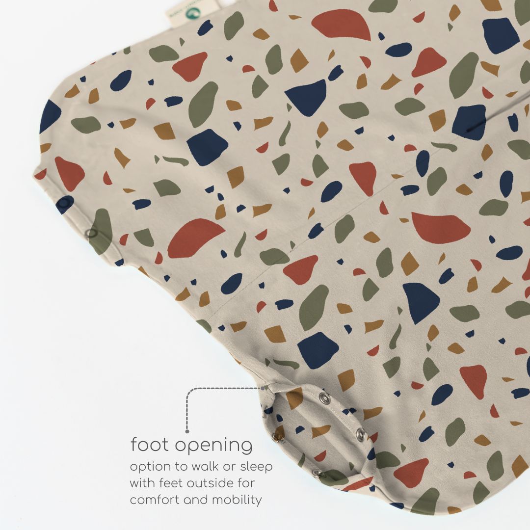 bamboo sleeping bag with foot opening - prints