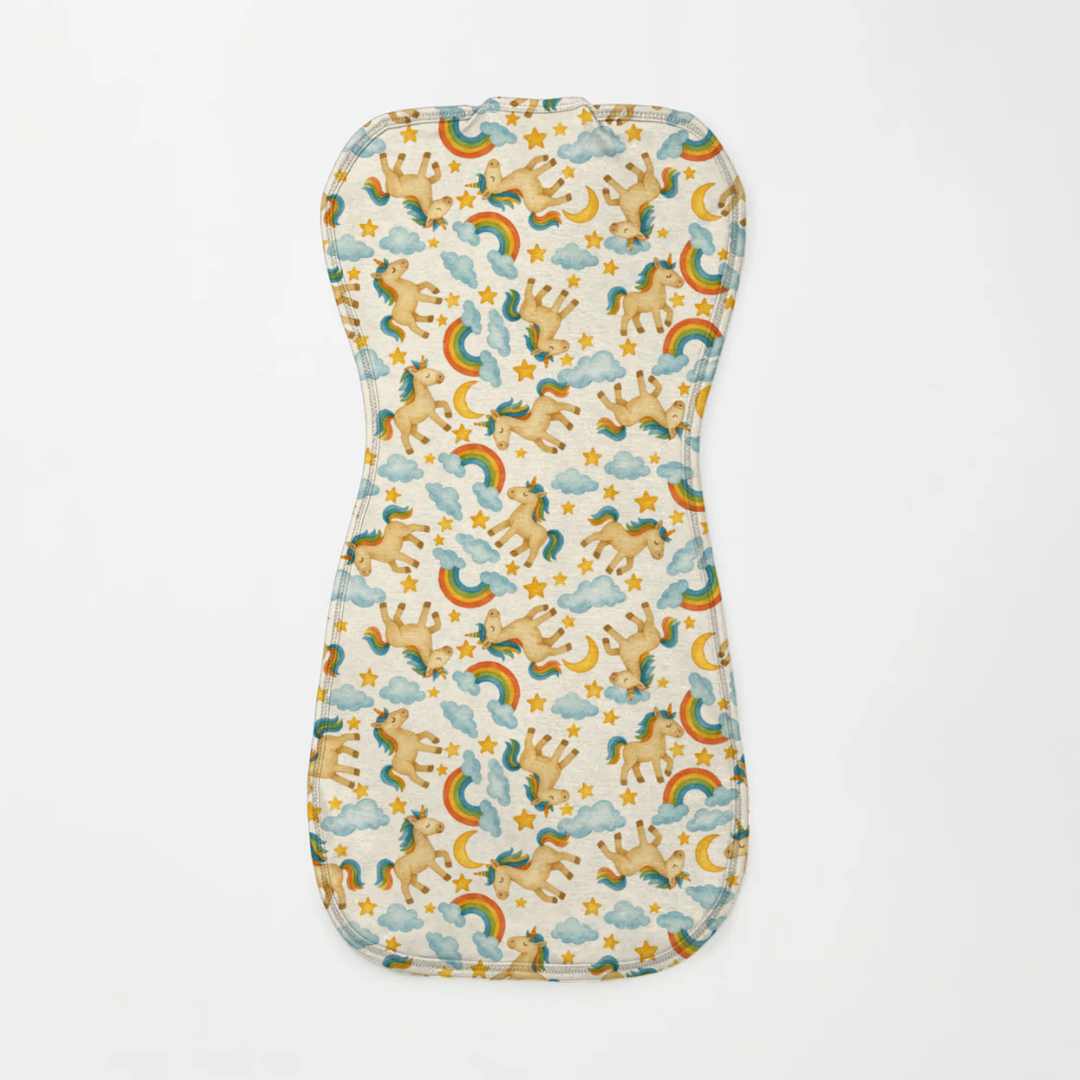 bamboo arms up swaddle pod for baby - prints