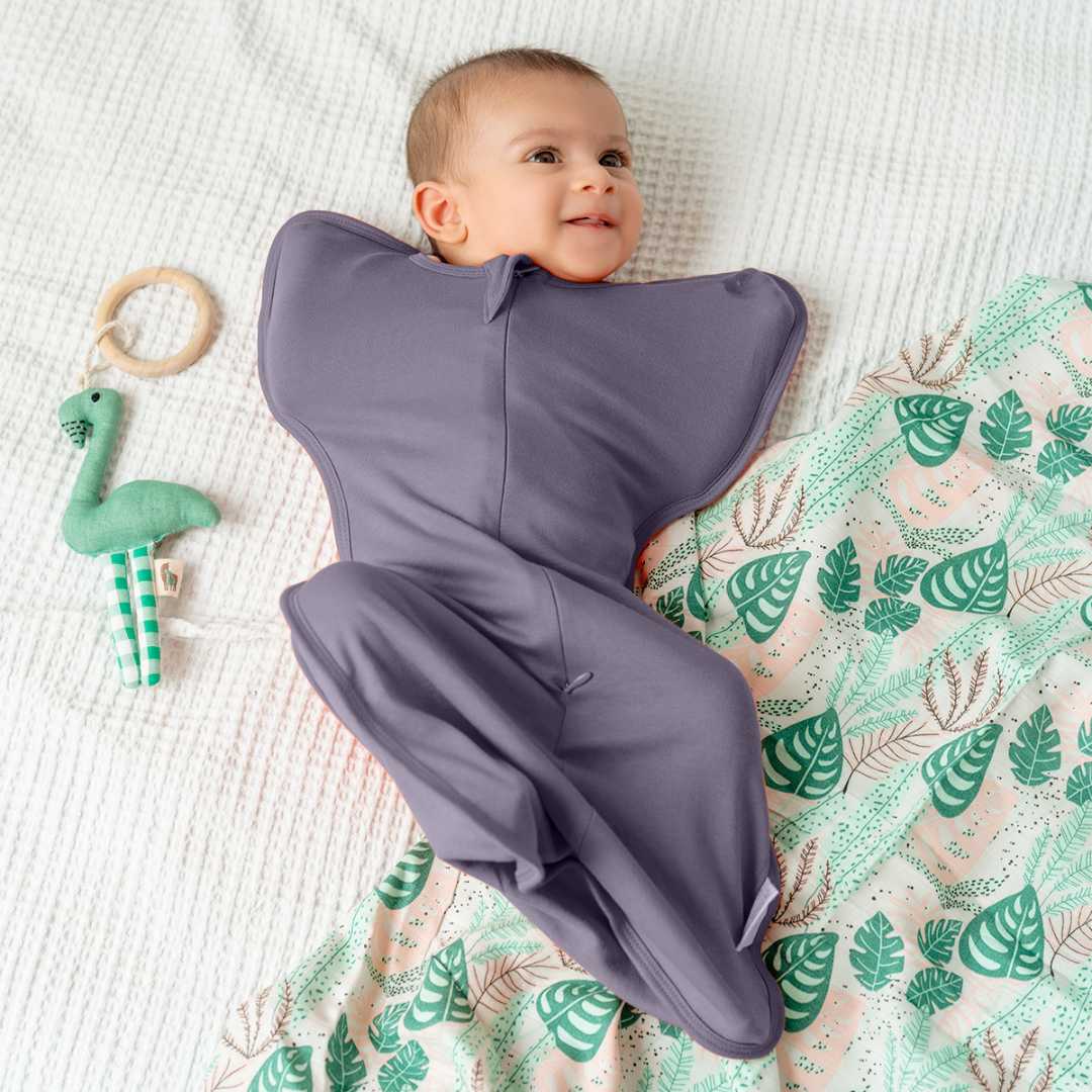 bamboo arms up swaddle pod for baby