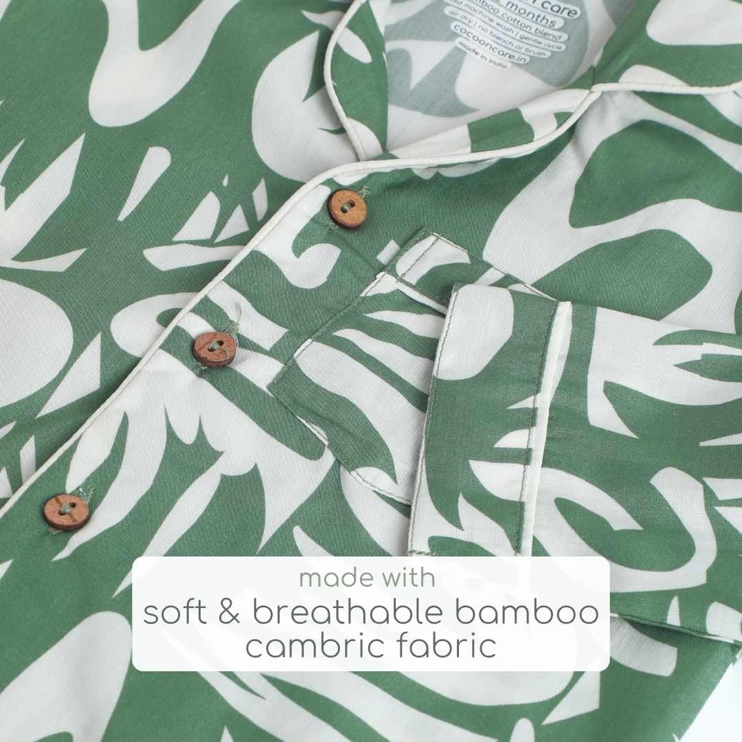 bamboo cambric nightsuit set