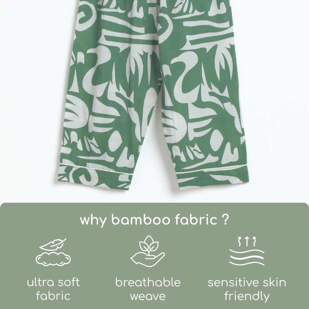bamboo cambric nightsuit set