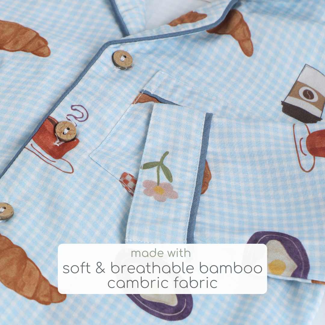 bamboo cambric nightsuit set