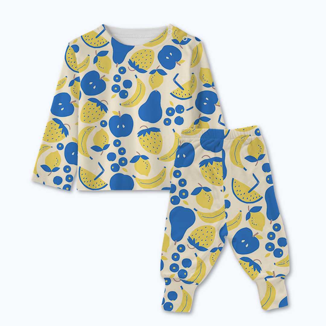 bamboo long sleeve pajama co-ord set