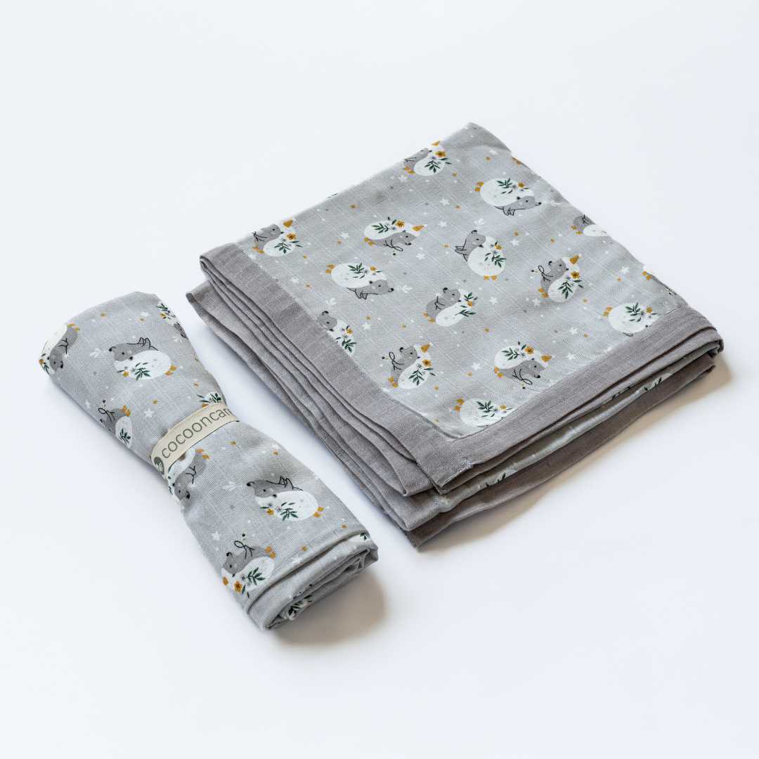 bamboo blanket & swaddle set