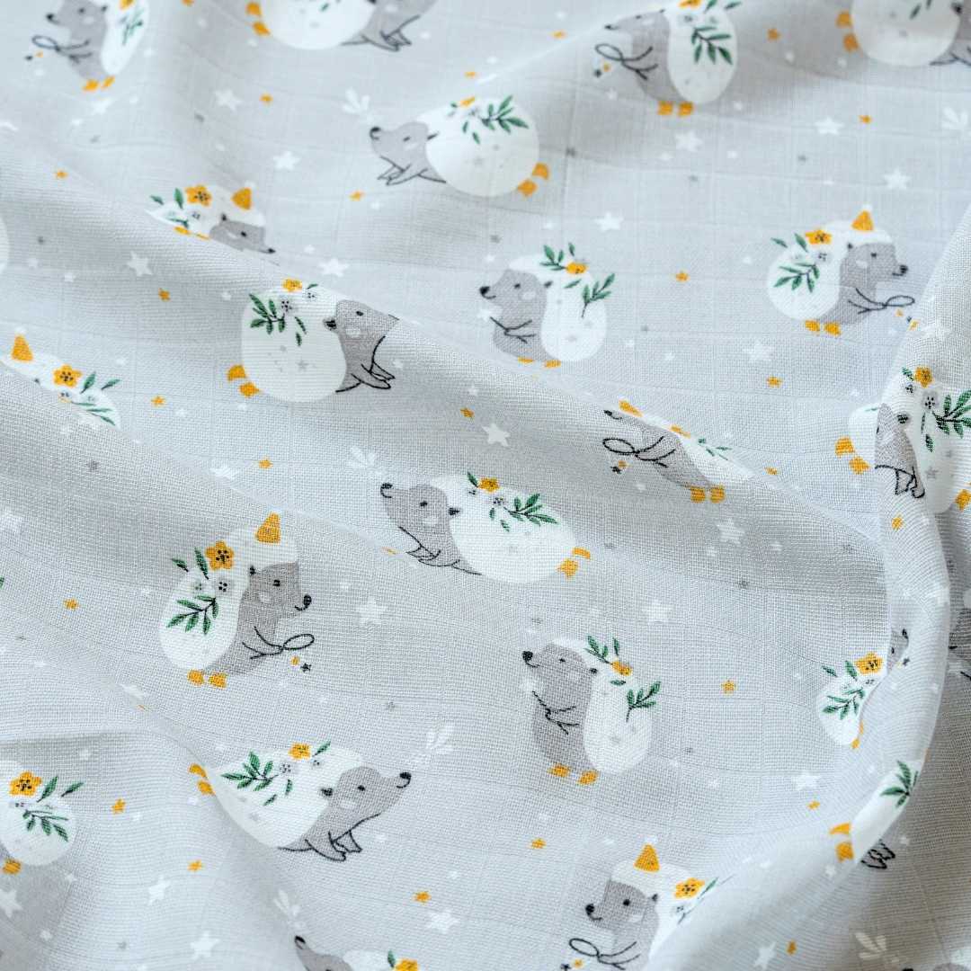 bamboo muslin double sided baby blanket