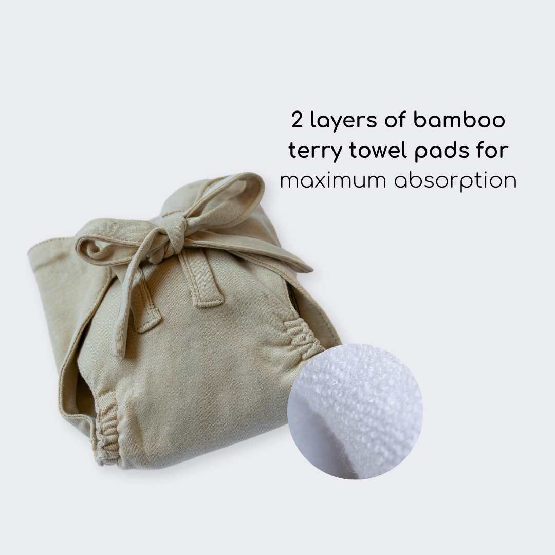 bamboo knit cloth nappy