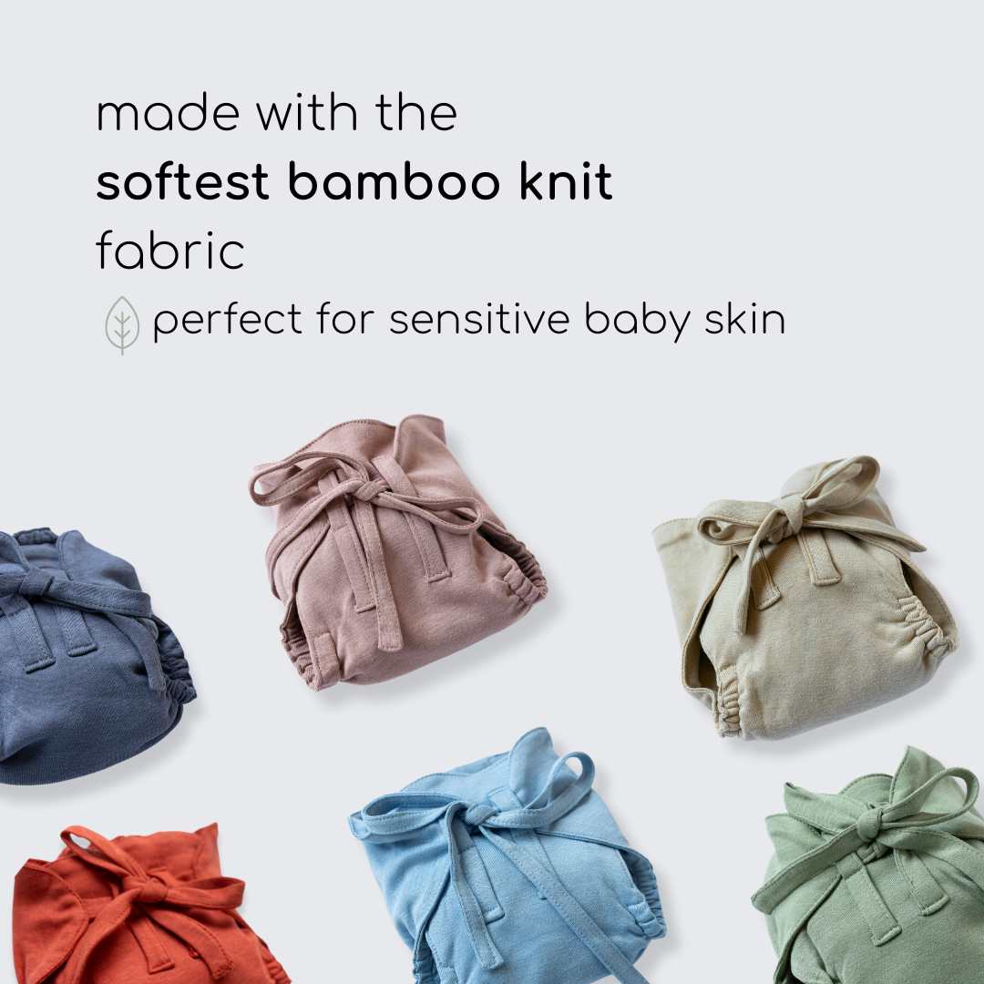 bamboo knit cloth nappy