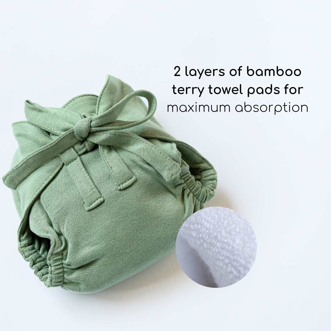 bamboo knit cloth nappy