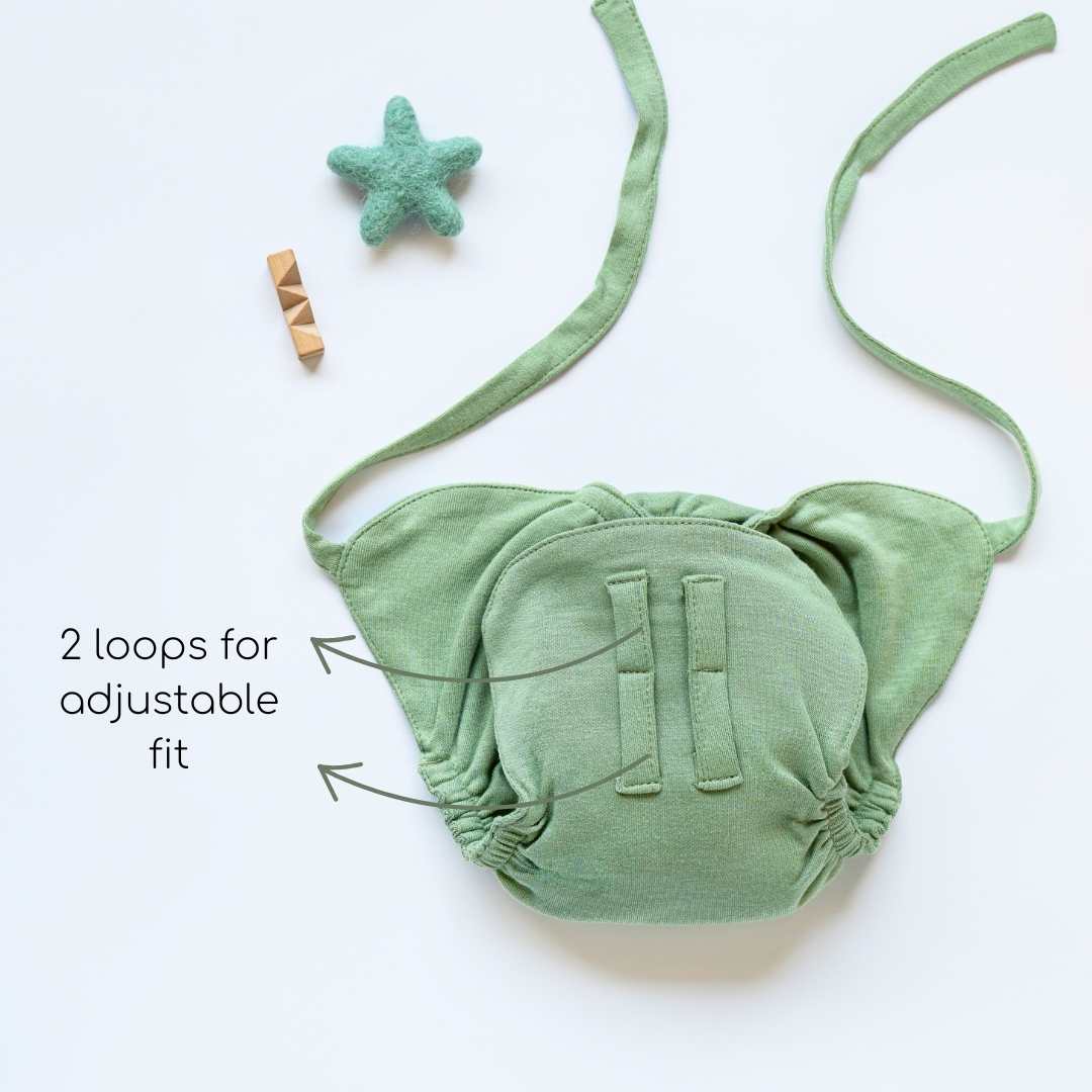 bamboo knit cloth nappy