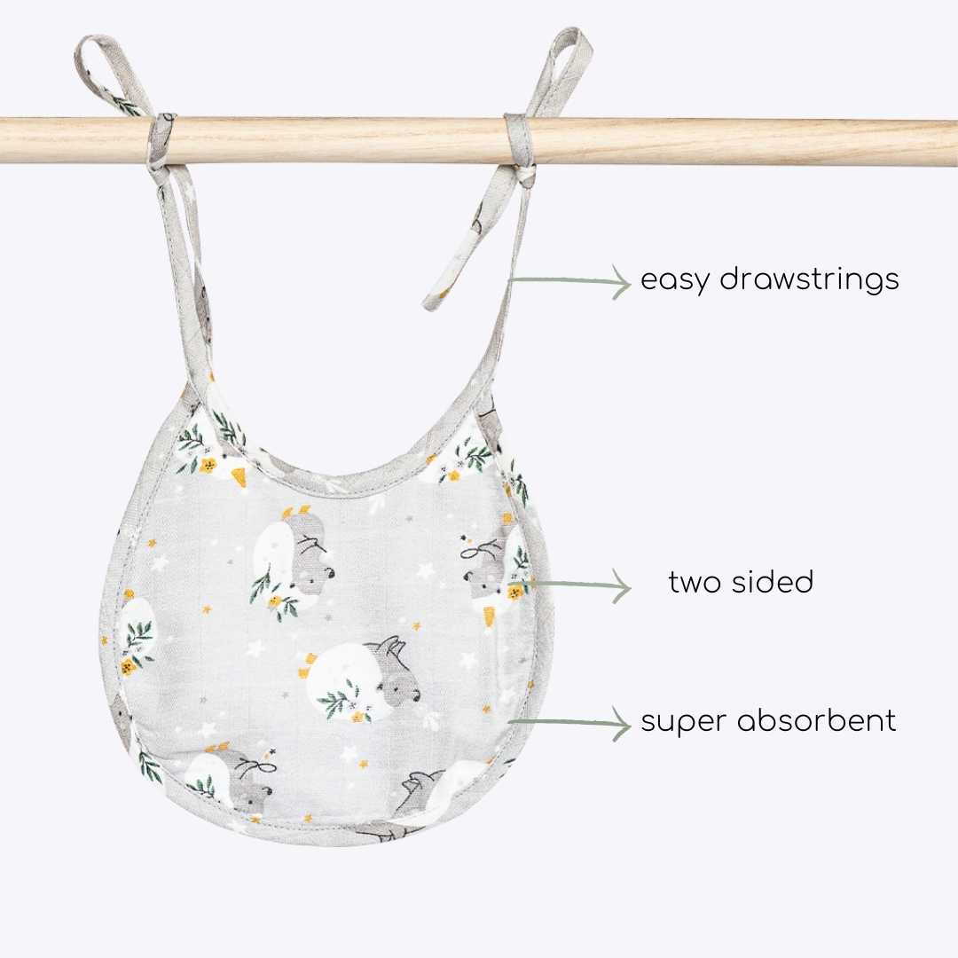bamboo terry bib pack of 2