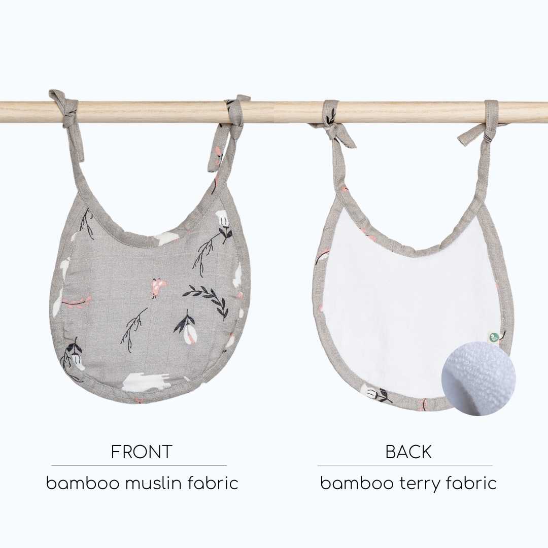 bamboo terry bib pack of 2