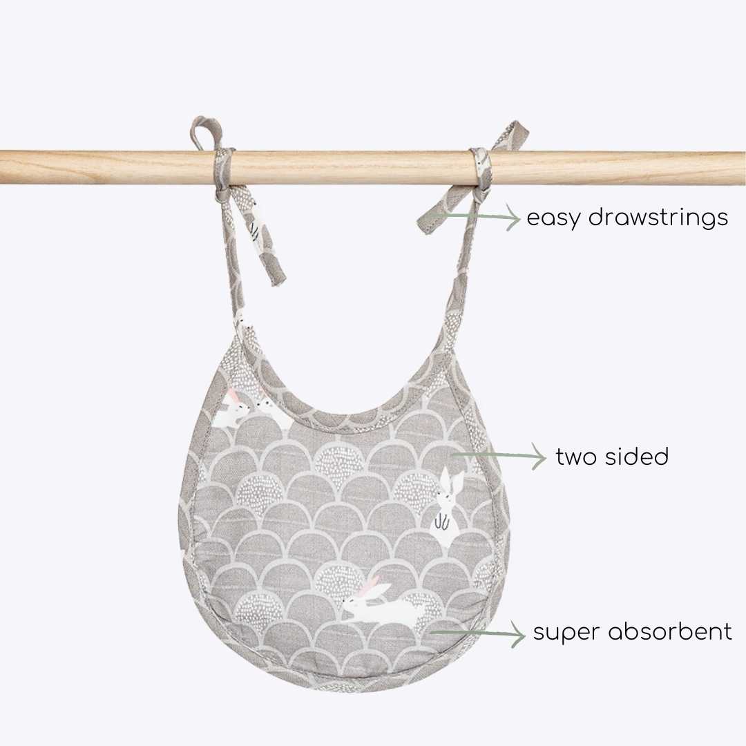 bamboo terry bib pack of 2