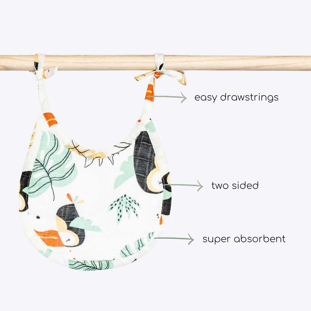 Soft Bamboo Terry Baby Bib