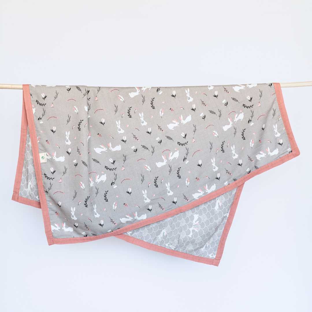 bamboo muslin double-sided baby blanket