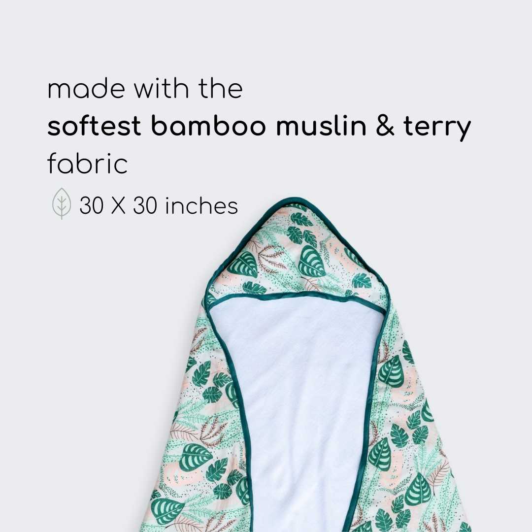 bamboo blanket & hooded towel set