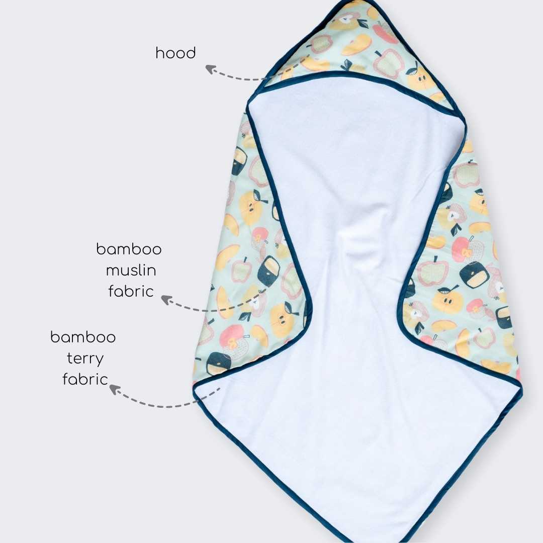 bamboo blanket & hooded towel set