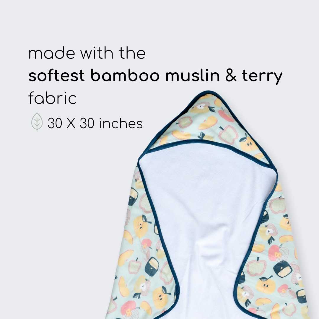 bamboo blanket & hooded towel set