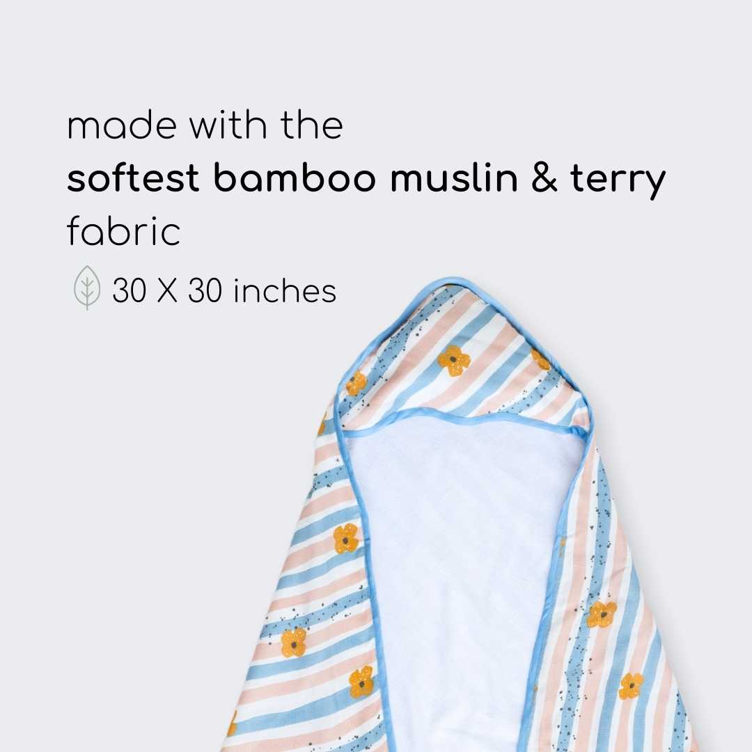 bamboo blanket & hooded towel set