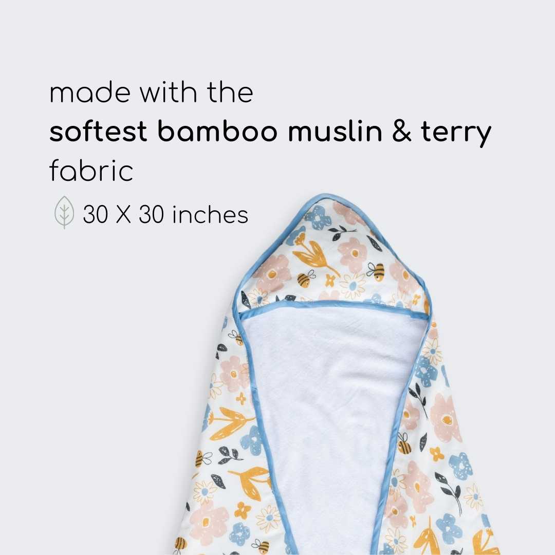 bamboo blanket & hooded towel set