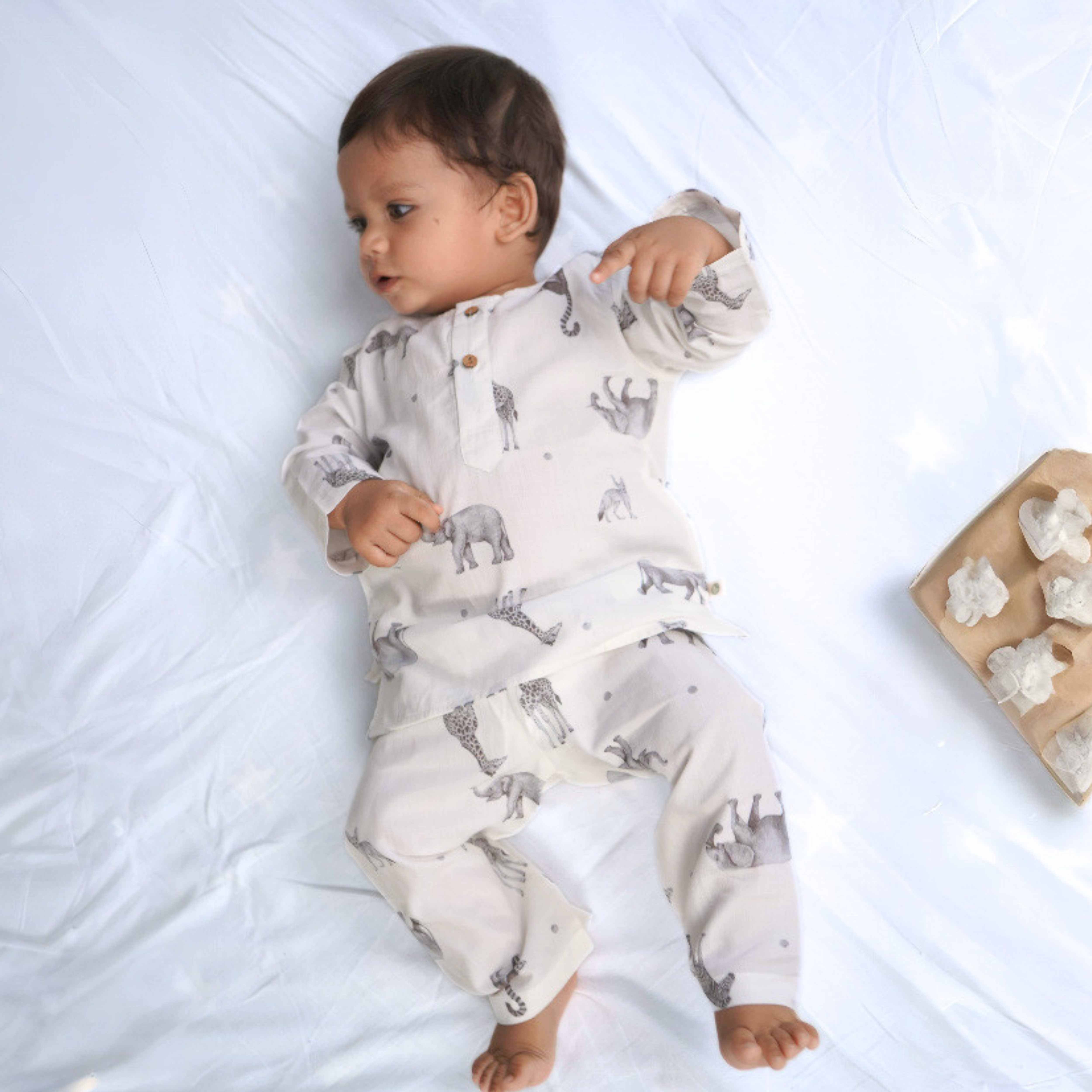 bamboo cambric lounge wear set