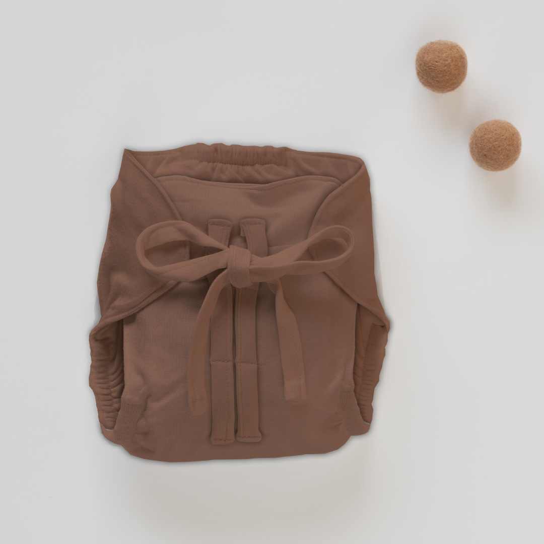 bamboo knit cloth nappy - solid colours